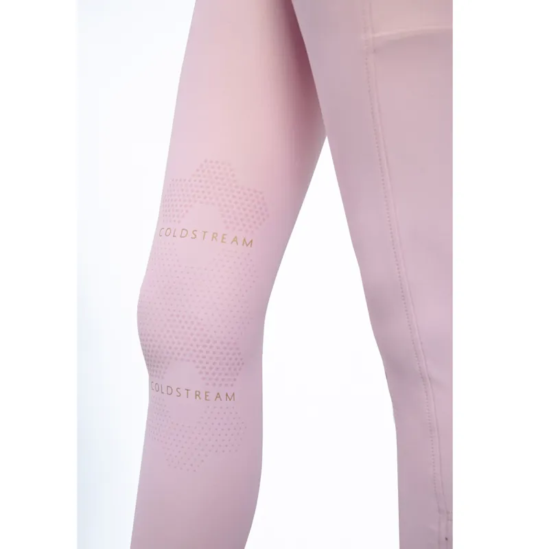 Coldstream Cranshaws Riding Tights - Blush Pink-5